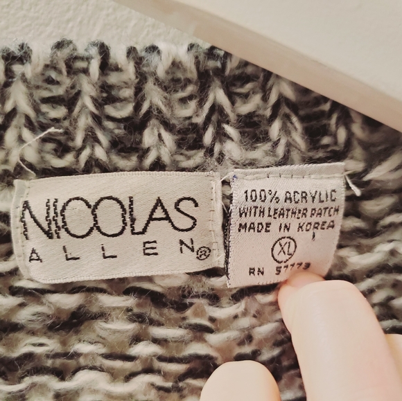 Vintage Nicolas Allen Oversized Ladies sweater S/M - Picture 8 of 8